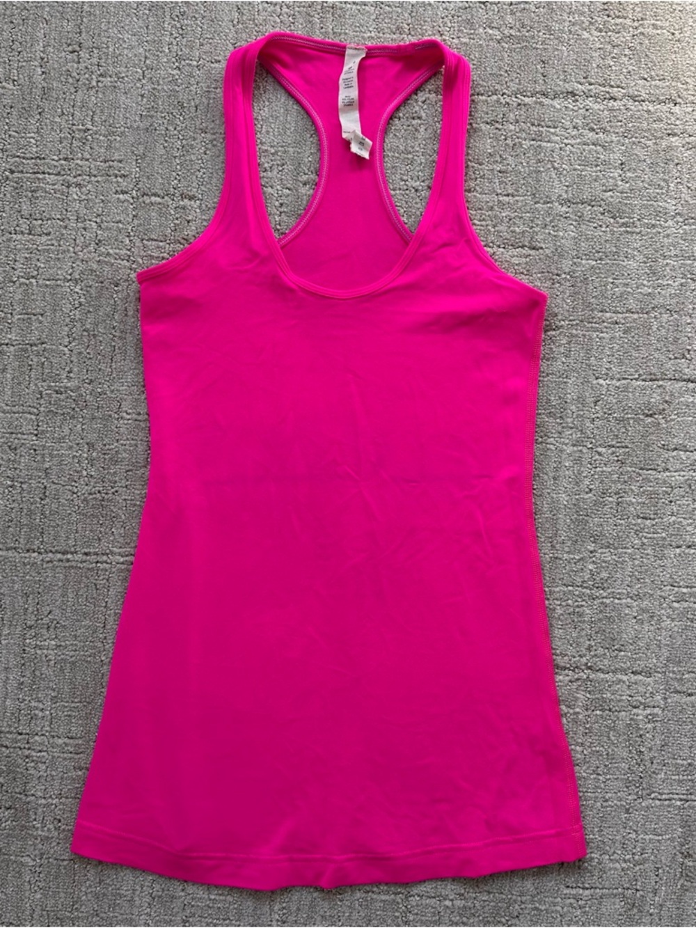 lululemon athletica Bright Fuchsia Racerback tank top
